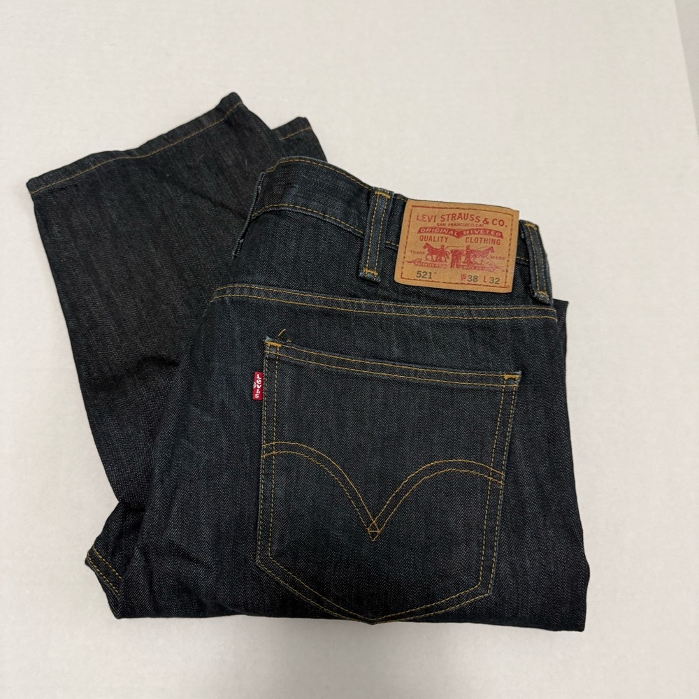 Levi's 521 Men's Dark Blue Straight Jeans